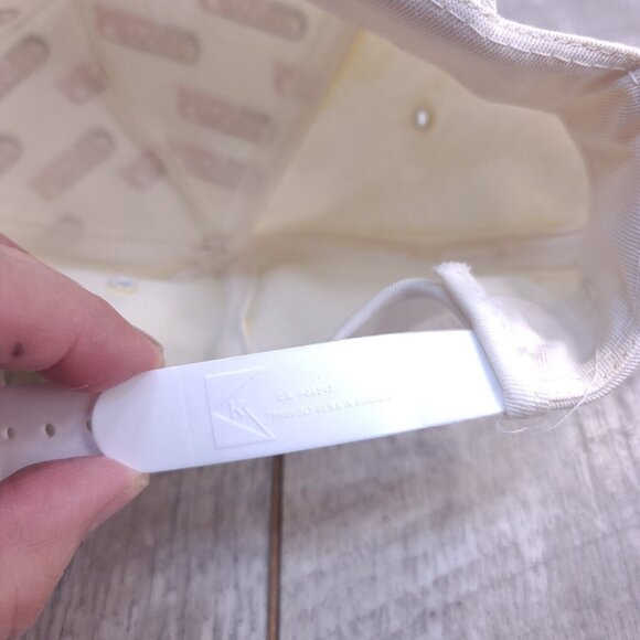 Vintage K-Brand Cayuga Speedway Auto Trucker Hat Cap White Canada Made Baseball - Picture 7 of 7